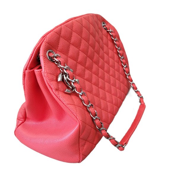 NEW Chanel Red Mademoiselle Bowling Bag - Picture 3 of 8
